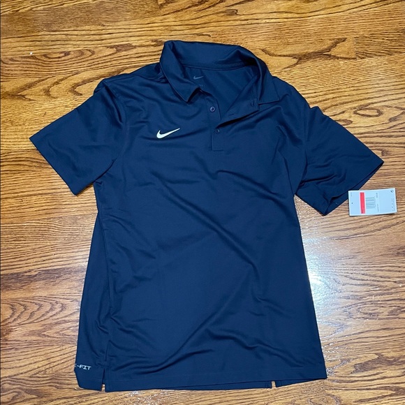 Nike Dark Blue Polo Shirt golf - Picture 1 of 3